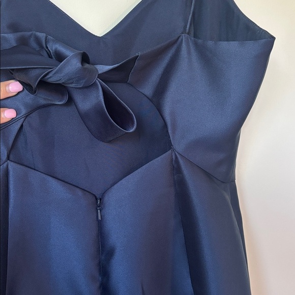 Alfred Sung Elegant Navy Blue Evening Gown - Picture 11 of 11